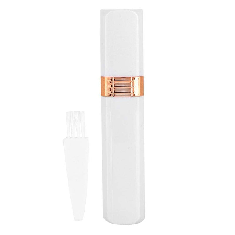 [Australia] - Mini Electric Hair Remover Cute Lipstick Shape Face Body Hair Removal Machine for Women Hair Removal Shaver(White) 