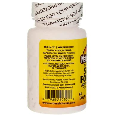 Nature's Blend Stress Formula Vitamins 60 Tabs, 079854201000