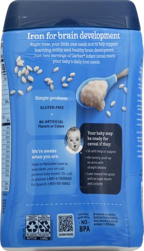 Gerber Baby Rice Cereal, 16 oz