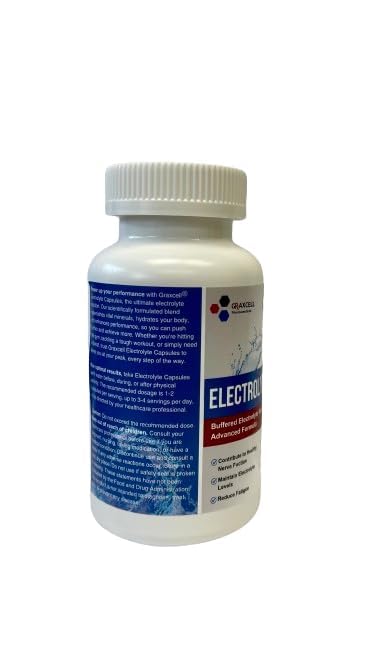 [Australia] - Electrolyte Capsules 200 Count Bottle | 500mg Sodium, 100mg Potassium | Non-GMO Vegan Allergen-Free Supplement for Hydration & Balance | Made in The USA 