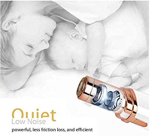 LA Beauty™ Facial Hair Remover for Women, Painless Lady Shaver, Peach Fuzz, Chin, Upper Lip Hair Removal with LED Light, Battery Included