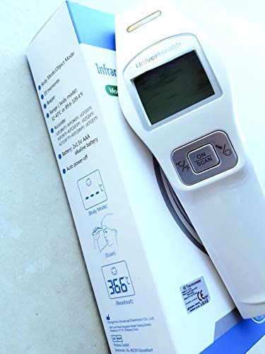 [Australia] - Univerhealth Professional Infrared Thermometer, Digital Clinical Thermometer, Forehead Thermometer 