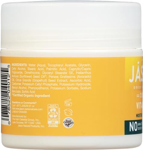 JASON Vitamin E Antioxidant Intensive Crème Face & Body Moisturization,25,000 IU Body Cream Moisturizer,4 Fluid Ounces,(Pack of 2) 4 Ounce (Pack of 2)