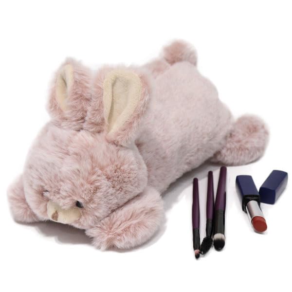 Cute Rabbit Cosmetic Bag, For women, Lip case, for Makeup and Essentials, Animal Figure Bag, Daily Cosmetic Bag, Travel Case