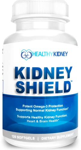 Kidney Shield Support Omega 3 Kidney Cleanse Kidney-D Supplement Vitamin D Bundle