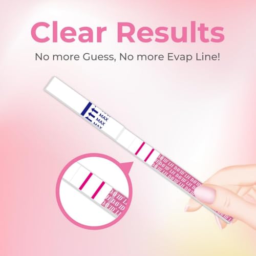 DAVID Ovulation and Pregnancy Test Strips Combo (50 LH + 10 HCG), High‑Sensitivity Fertility Test Kit for Home Family Planning Screening