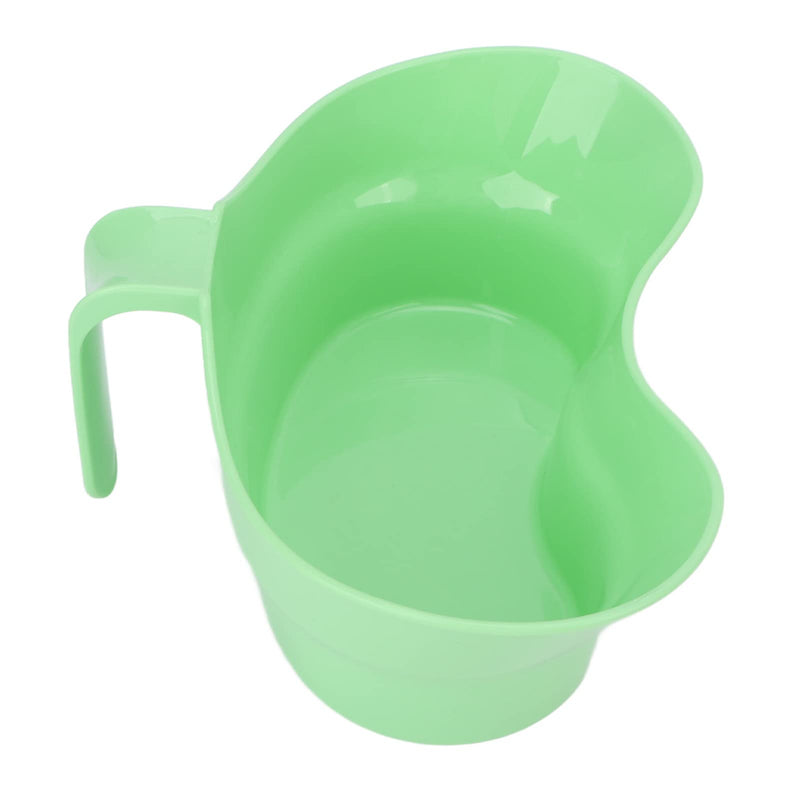 Yosoo Health Gear Vomit Bowls, Reusable Vomit Basin Cup Kidney Shaped Solid Plastic Emesis Basin for Elderly Bedridden Patient, Patient Vomit Cup Tray with Handle Thick Heat Resistance Plastic