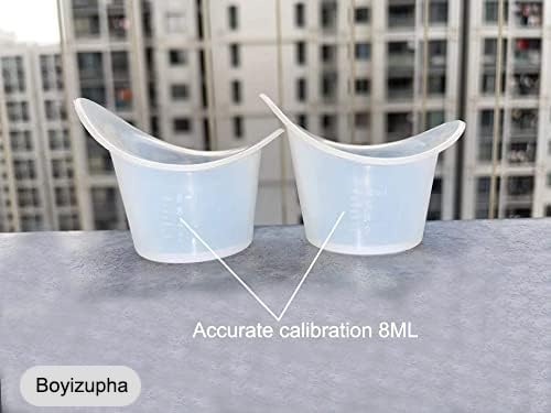 [Australia] - Boyizupha¬Æ 2 Pcs Silicone Eye Wash Cups for Eye Rinse,Cleansing with 1 Storage Container 