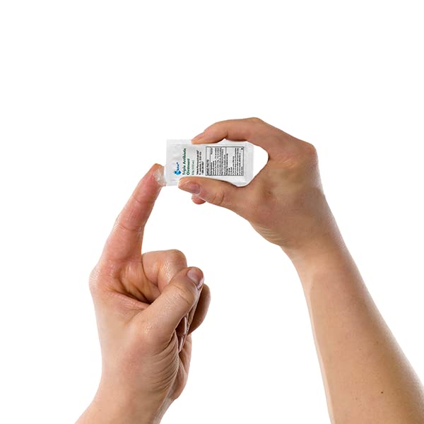 [Australia] - Globe (144 Packets Triple Antibiotic Ointment 0.9g, Single Packet, First Aid Ointment for Minor Scratches and Wounds and Prevents Infection, Compare to The Active Ingredients of Leading Brand. 144 Count (Pack of 1) 