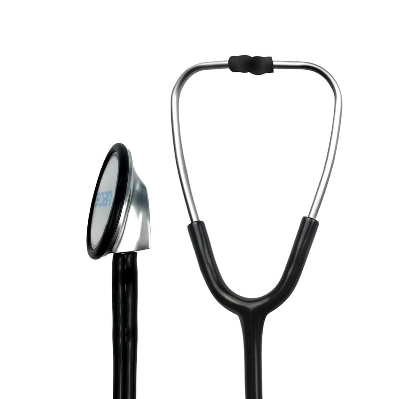 [Australia] - SCIAN Stethoscope for Nurse - Deluxe Single Head Stethoscope for Medical and Clinical Use, Perfect Work for Nurse Doctor Pediatric Infant (Black) 