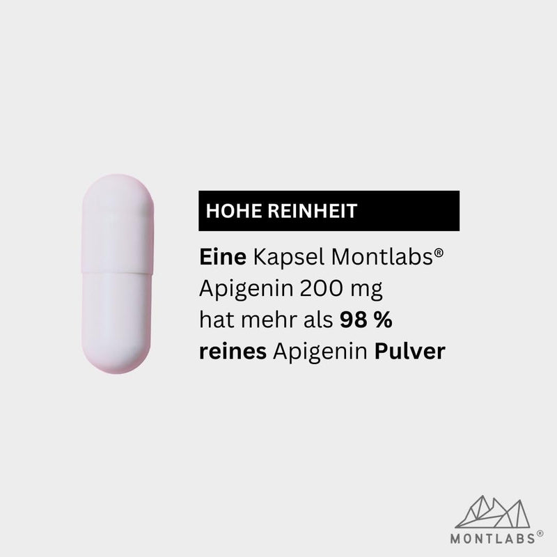 [Australia] - Apigenin 200 mg per capsule | 98% purity | with black pepper extract | best bioavailability and tolerability | 90 capsules 