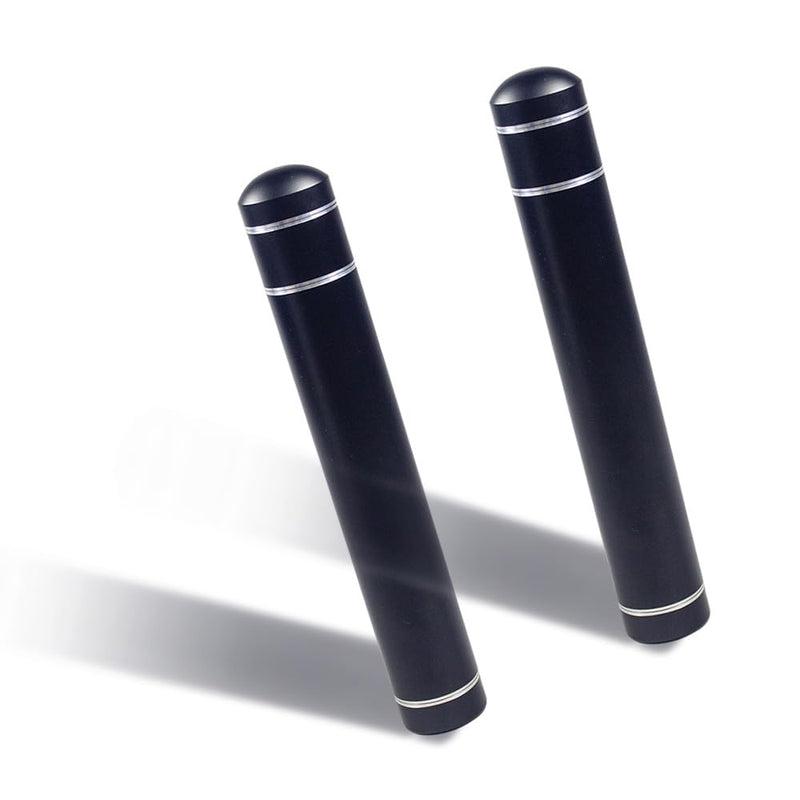 [Australia] - Cigar Tube, Aluminum Cigar Travel Airtight Single Cigar Holder Case (black) black 