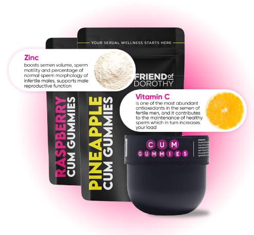 Pineapple C*M Gummies Improves Sperm Volume and Load Semen Volume Supplement - 60 Capsules - 1 Month Supply Pineapple