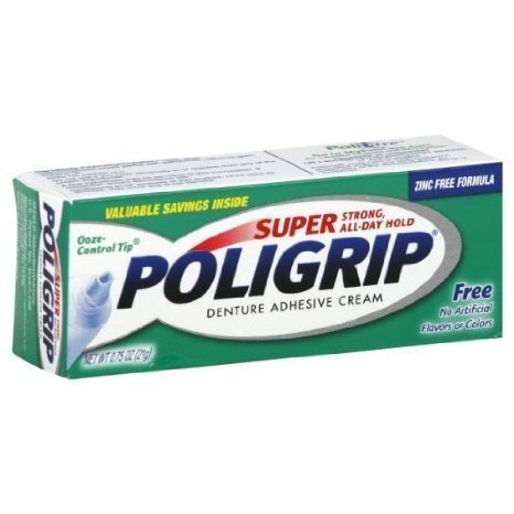 [Australia] - Super Poligrip Denture Adhesive Cream 0.75 Oz Travel Size (Pack of 3) 