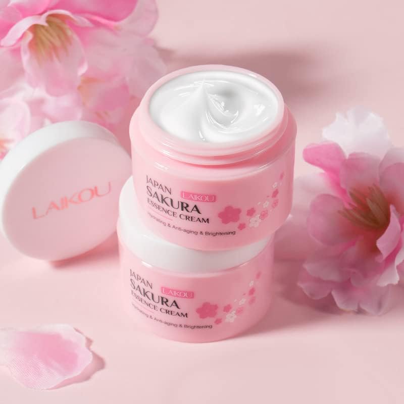 AKARY Face Sakura Cream Vitamin C Serum For Improving Skin Reducing Wrinkles and Moisturizing Enhance Skin, Body and Face Moisturizer for Dry Skin (25g)