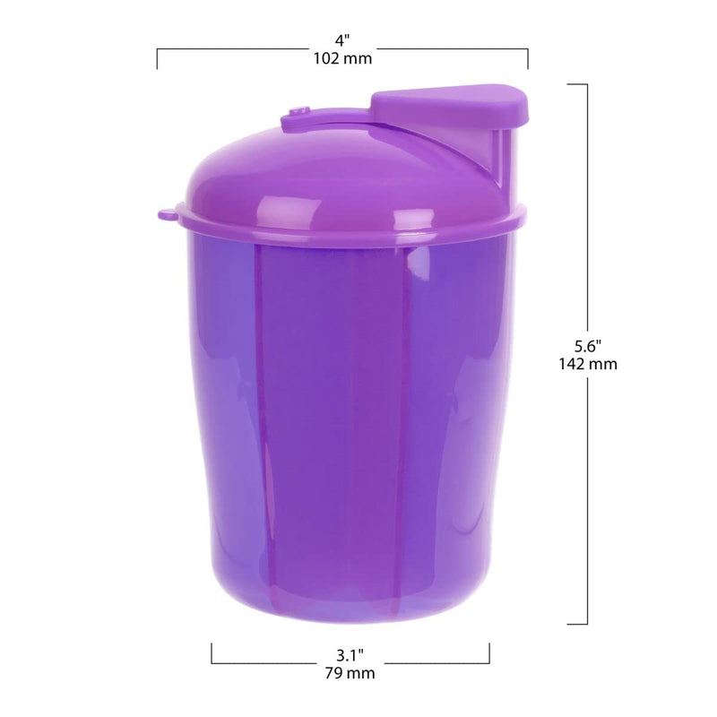 Ezy Dose 30-Day Vitamin Organizer, 6 Large Compartments, Purple, BPA-Free | Monthly Storage System Features Spacious Sections for Supplements, 6 Large Compartments for Organized Daily Routines