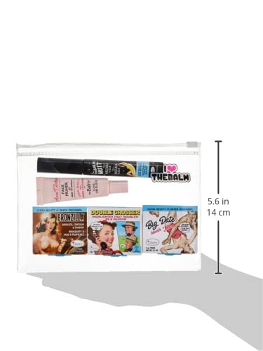 [Australia] - Clean and Green by the Balm for Women - 5Pc 0.1ozBig Date Blush, 0.1oz Bronzilla Bronzer, 0.1oz Double Crosser Wow Highlighter, 0.27oz Nuit Mascara in Extra Black, 0.39Anne T. Dotes Primer 