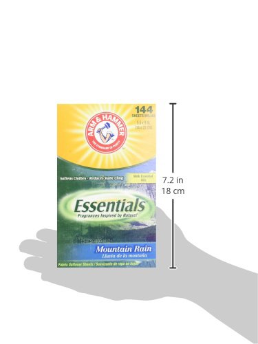 [Australia] - Arm & Hammer Dryer Sheet 144ct Mountain Rain 144 Count (Pack of 1) 
