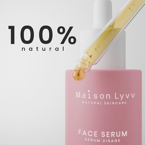 Hydrating Face Serum with Baobab, Moringa, Jojoba & Rosehip Oils, Natural Moisturizing Facial Treatment for Even Radiant Complexion, 1.01 fl oz