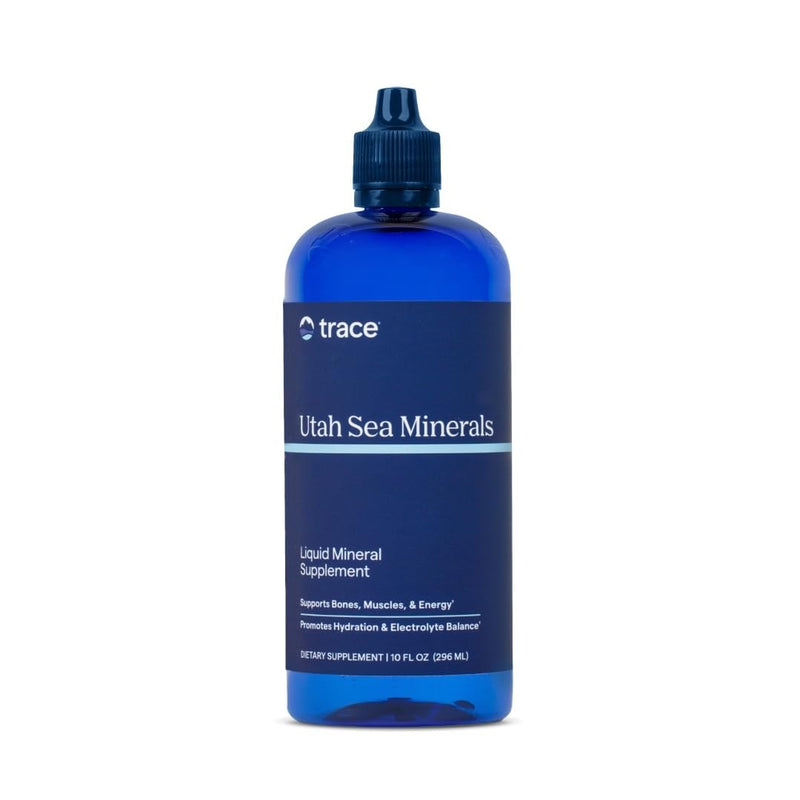 [Australia] - Trace Minerals Utah Sea Minerals - Liquid Nutritional Supplement with Sea Minerals - Energy Supplement with Ionic Trace Minerals, Magnesium & More - Supports Heart Health - 10 fl oz 