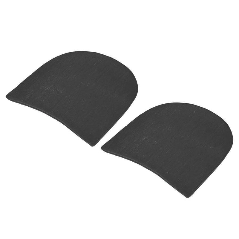 [Australia] - TOPINCN Shoe Heel Pads, Shoe Repair Rubber Heel Replacement Kit with Nails, Sandpapers, Self-Adhesive Stickers, Shoe Repair Accessories (Black) Black 