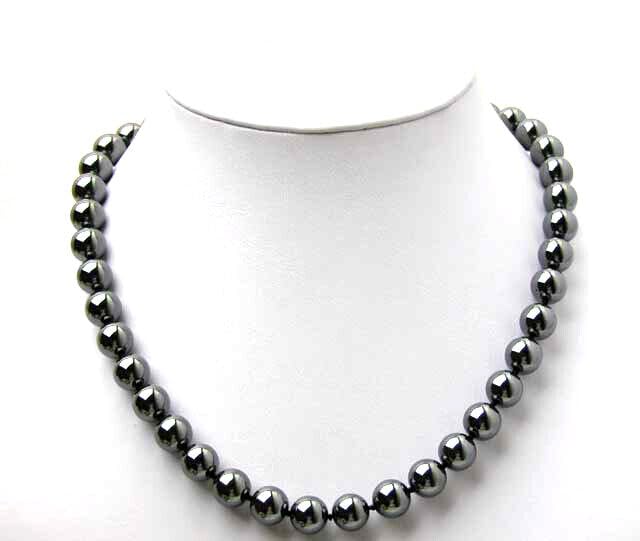 [Australia] - Dr Kao Magnetic Therapy Hematite Necklace, Support The Immune System, Magnetic Anklets, Relieve Stress and Frustration, Health Gifts for Family 