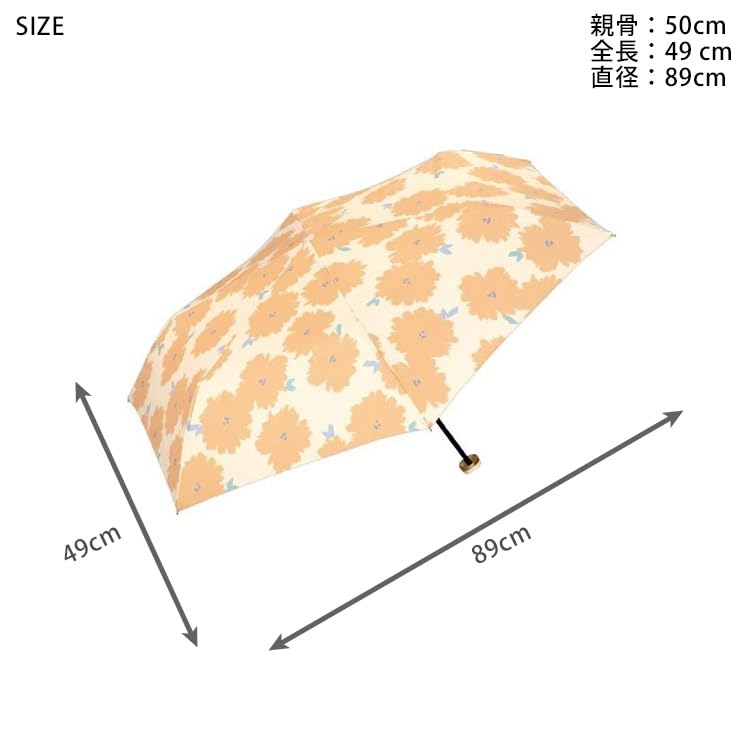 Mini Folding Umbrella – Elegant Japanese Floral Design, Compact & Lightweight, UV Protection, Travel-Friendly, Wpc.
