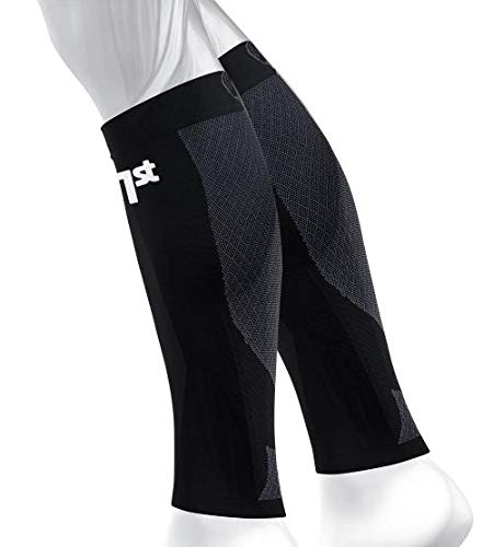 [Australia] - OS1st Calf Compression Sleeves for Men & Women relieves shin splints, leg fatigue and reduces recovery time Small Grey 