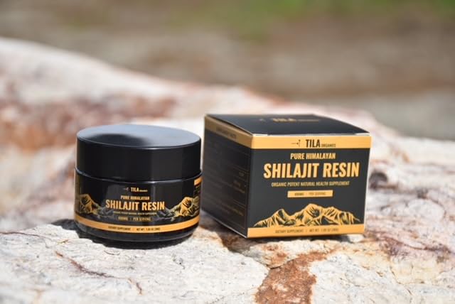 [Australia] - Organic Pure Himalayan Shilajit Resin, Natural Supplement for Men & Women Over 85 Trace Minerals, Fulvic Acid and Humic Acid Vegan Gluten Free Non-GMO - 600 mg - 30g Jar 