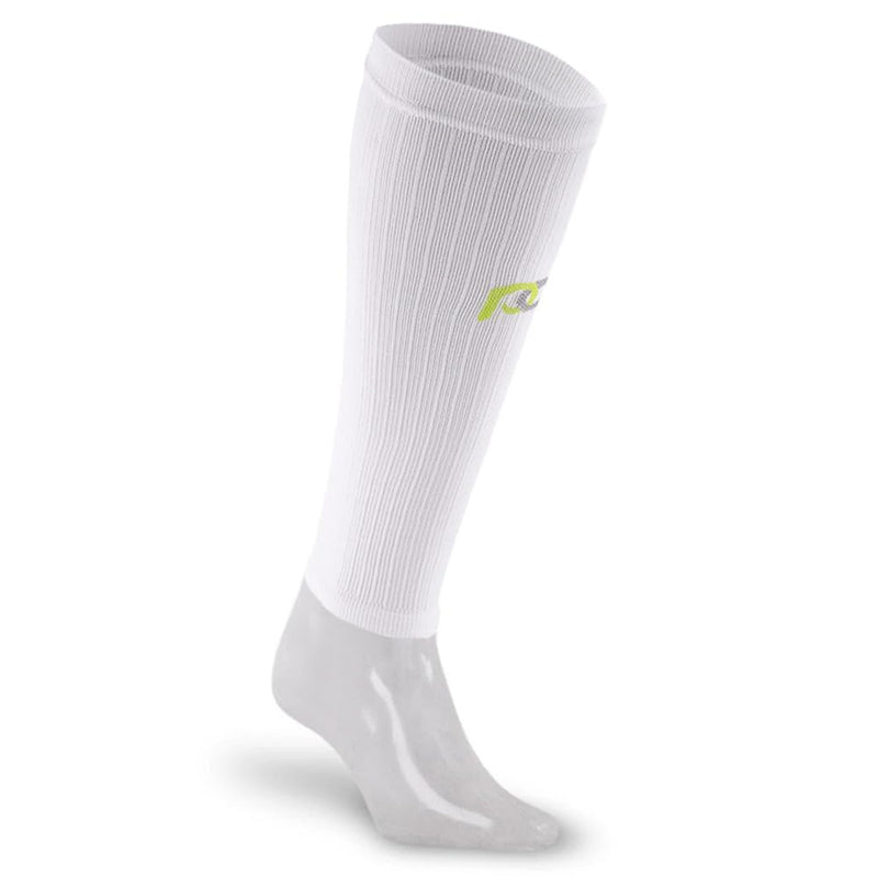 PRO Compression Calf Sleeve for Pain Relief | Calf Guard for Running, Cycling, Nurses, and Sports X-Small White