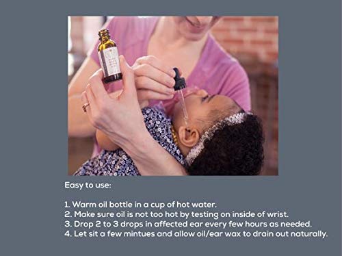 [Australia] - Punkin Butt Baby Ear Oil | Organic Garlic, Mullein, Calendula Ear Drops Safe for Infants (1 oz) 1 Fl Oz (Pack of 1) 