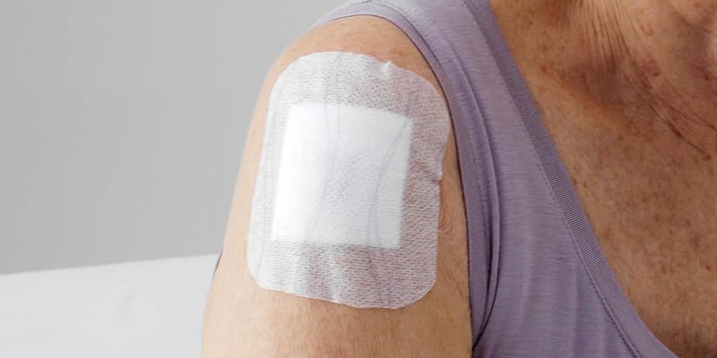 Gentle Touch Fixation Tape from Hypafix 10cm x 5m Multi