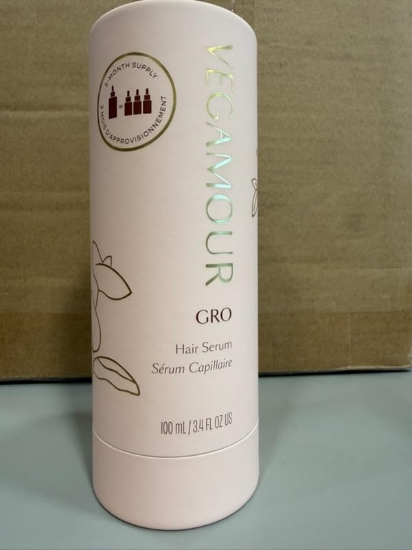 VEGAMOUR GRO Hair & Scalp Serum for Women & Men | Reduces Shedding, Fuller-Looking Hair, Lightweight Non-Oily Formula, Vegan & Cruelty-Free 1-Month Supply