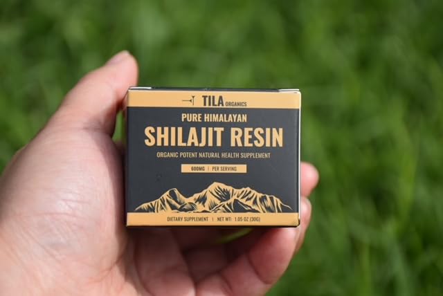 [Australia] - Organic Pure Himalayan Shilajit Resin, Natural Supplement for Men & Women Over 85 Trace Minerals, Fulvic Acid and Humic Acid Vegan Gluten Free Non-GMO - 600 mg - 30g Jar 