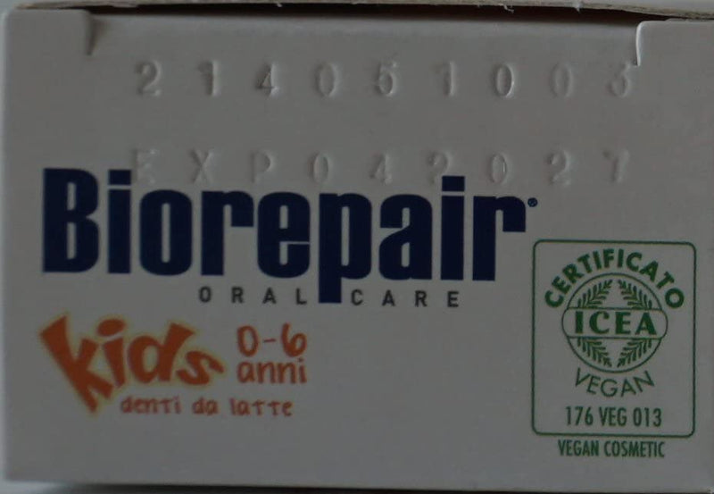 [Australia] - Biorepair Kids 0-6 Oral Care Toothpaste Peach 1.7fl.oz 50ml, Pack of 2 