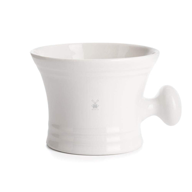 [Australia] - MÜHLE shaving pot - porcelain shaving foam bowl - shaving pot in white 