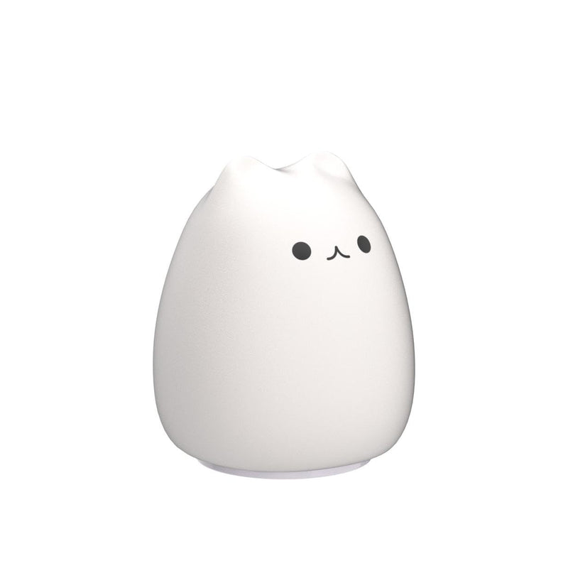 [Australia] - ZKLiLi Cat Night Light, Cute Cat Nursery Lights USB Rechargeable Cat Lamp Nightlight Birthday Christmas Gift with Warm White and 7-Color Breathing Modes for Kids Baby Children (Cat - Battery) Cat - Battery 