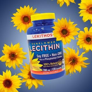 [Australia] - 100% All-Natural Sunflower Lecithin Capsules - 120 Count - Rich in Phosphatidyl Choline - Cold Pressed (Solvent Free) - Non-GMO Project Verified - Certified Vegan 