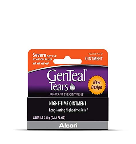 Genteal Tears Night-Time Ointment 3.5g Clear 0.12 Fl Oz Pack of 1