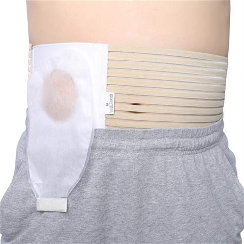 [Australia] - Ostomy Belt Colostomy Belt (Hole 3.14") Medical Stoma Support Ostomy Hernia Belt Ostomy Hernia Belt Stomach Truss Binder with Compression Support (XL: 45.28''-49.21'') X-Large (Pack of 1) 