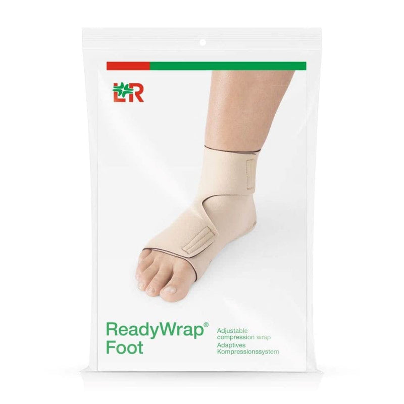 ReadyWrap Black Foot Right Medium Compression Wrap