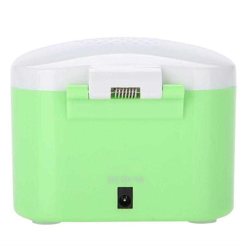 Nikou Hearing Aid Dryer Electric USB Drying Box, Headphone Dehumidifier, Moisture Proof Hearing Aid Dryer Case Green
