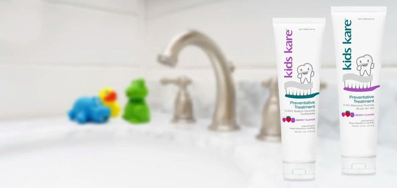[Australia] - Kids Kare 0.4% Stannous Fluoride Brush-On Gel; Berry Flavor; 4.3 oz. - 1 Pack 4.3 Fl Oz (Pack of 1) 