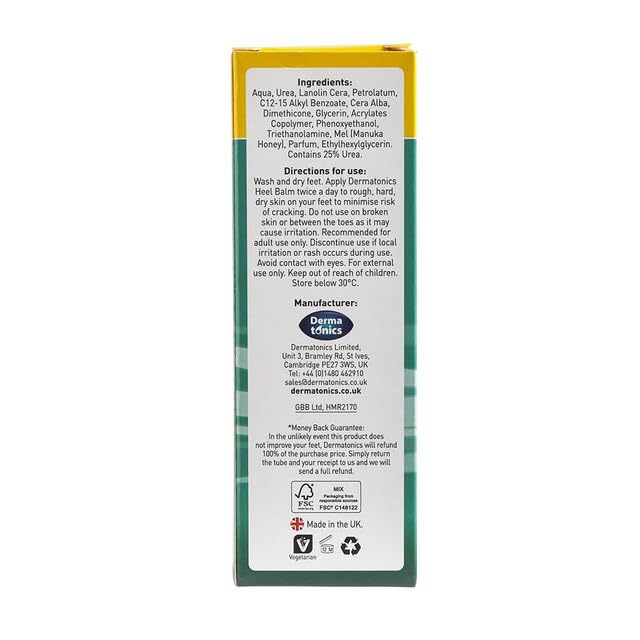 [Australia] - Dermatonics Manuka Honey Heel and Elbow Moisturizing & Exfoliating Cream for Dry and Cracked Heels | Dry Feet Treatment & Cracked Heel Repair for Rough, Dry and Cracked Feet, 2.37 fl oz Tube, 3 Pack 2.37 Fl Oz (Pack of 3) 
