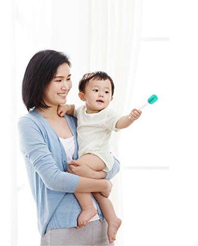 [Australia] - Wellgler's Disposable Oral Care Swabs, Sterile Sponge Mouth Swabs (250pcs, Sky Blue) Plum Shape Sky Blue 250 