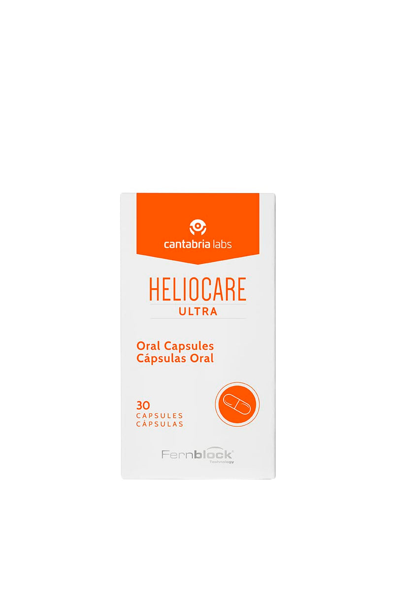 Heliocare® Ultra Capsules (30 Capsules) Sun Protection Supplements | Extra Protective Skin Care Boost - Increase Resistance to Sun Damage | Protects Against UVA, UVB, Visible and Infrared Hazards