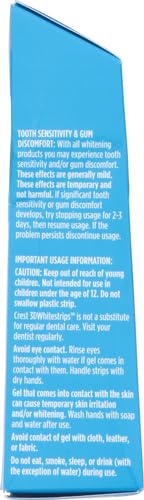 Crest 3D Whitestrips for Sensitive Teeth, Teeth Whitening Strip Kit, 28 Strips (14 Count Pack) 14 Count (Pack of 1)