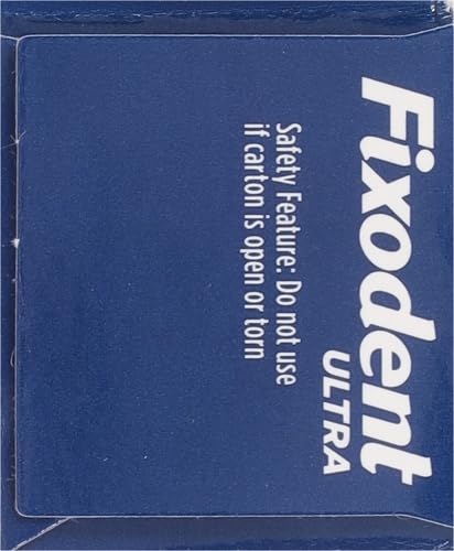 Fixodent Ultra Max Hold Denture Adhesive, 2.2 oz, (Packaging May Vary) (Pack of 2)