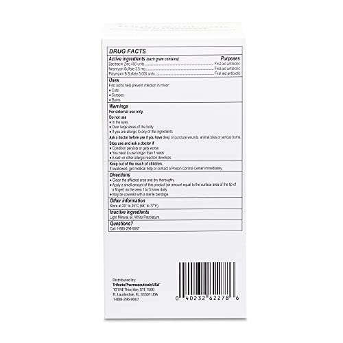 [Australia] - Globe (144 Packets Triple Antibiotic Ointment 0.9g, Single Packet, First Aid Ointment for Minor Scratches and Wounds and Prevents Infection, Compare to The Active Ingredients of Leading Brand. 144 Count (Pack of 1) 