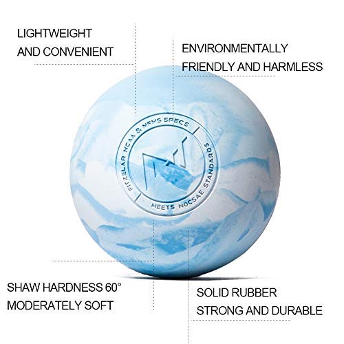 [Australia] - Massage Lacrosse Balls for Myofascial Release, SGS Certification, Massage Deep Tissue for Back and Shoulder, Trigger Point Therapy, Muscle Knots, Relieving Muscle Pain, Yoga Ball for Feet Blue 